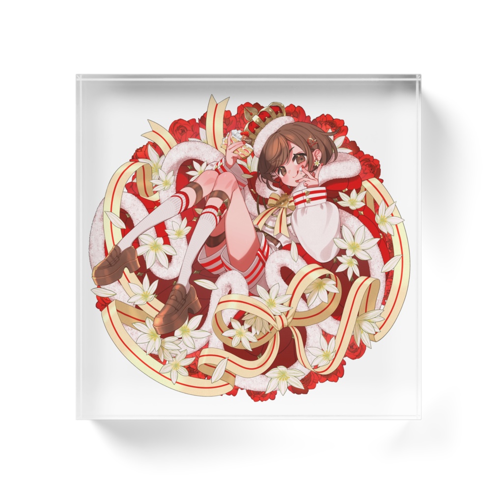 らりちゃんねる1周年記念アクリルブロック