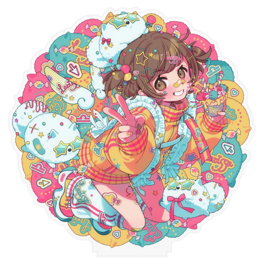 らりちゃんねる2周年記念アクリルスタンド