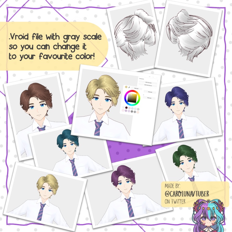 【VROID: Hair】Short and Stylish