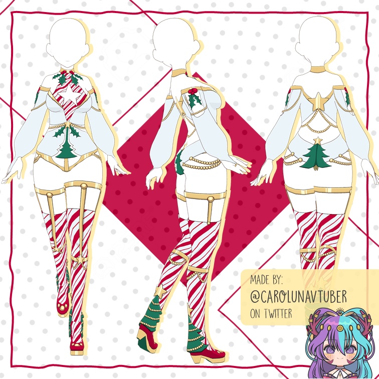 【VROID: Outfit】Christmas Dress Tree