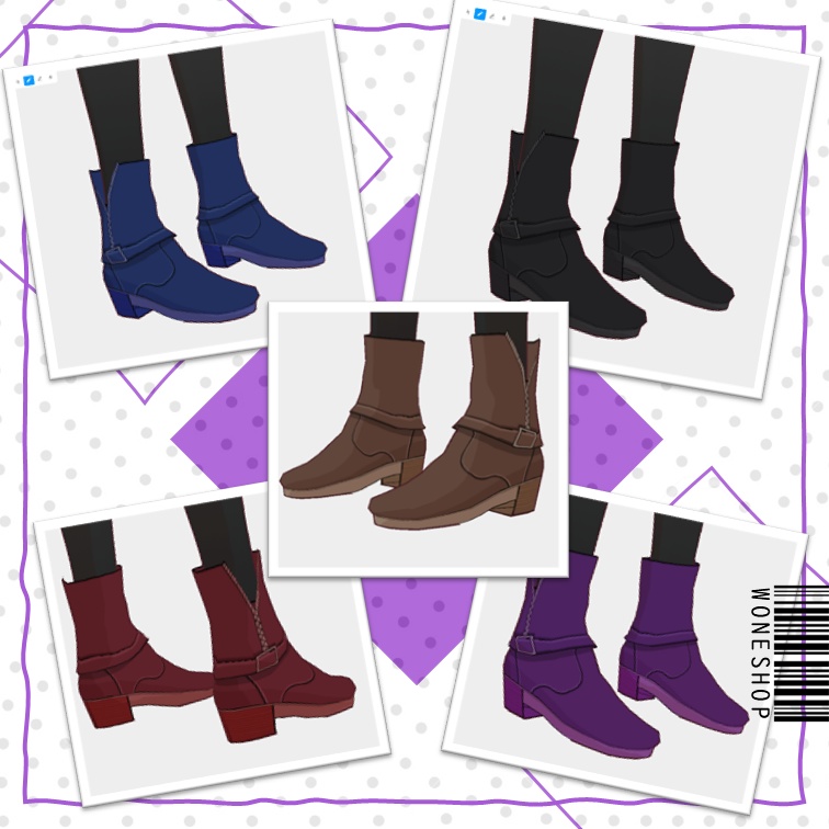 【VROID: Outfit】Cute Boots