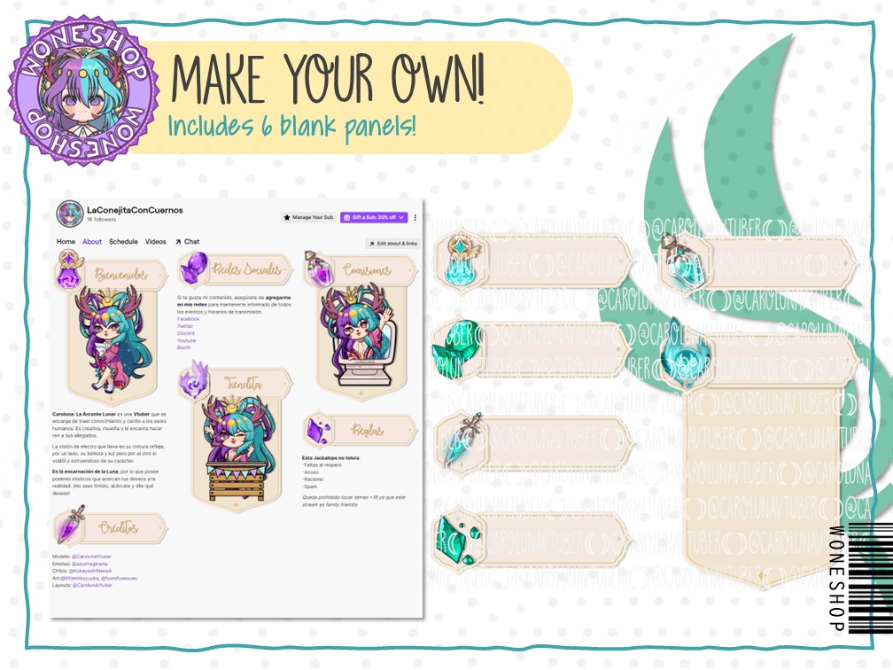 【Twitch: Panels】Elemental Panels