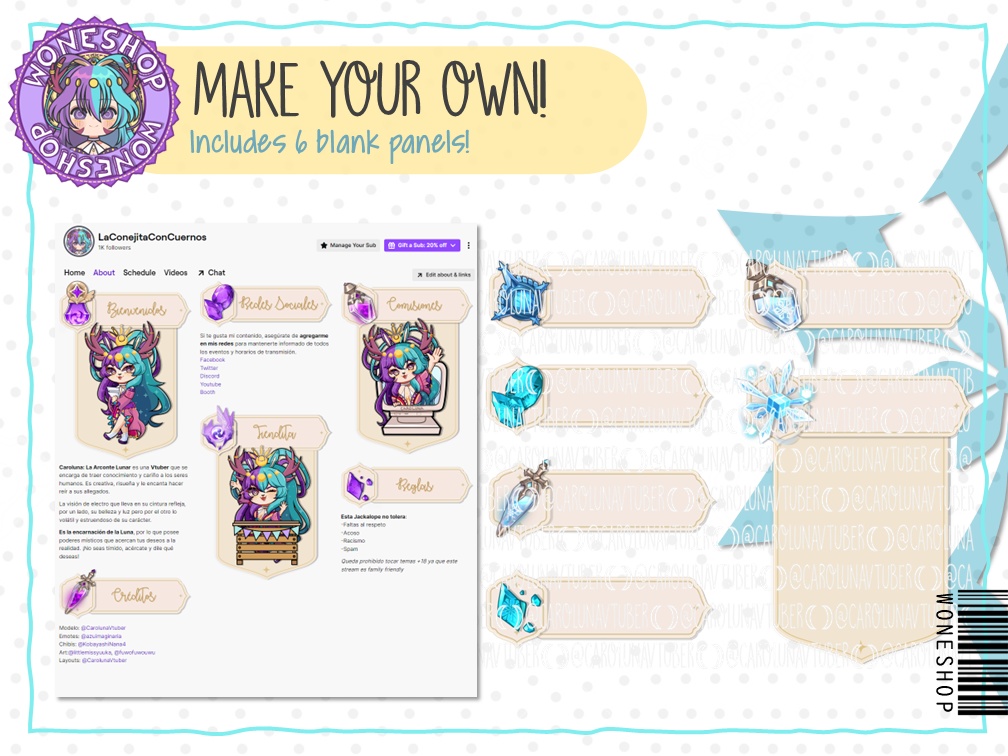 【Twitch: Panels】Elemental Panels