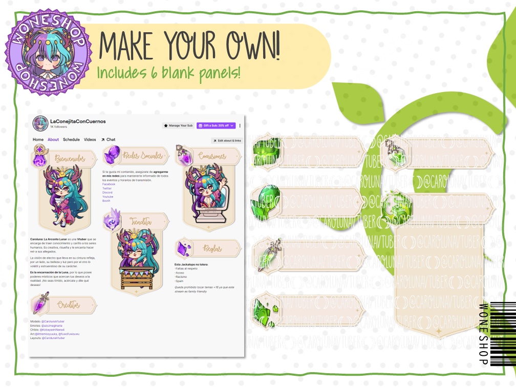 【Twitch: Panels】Elemental Panels