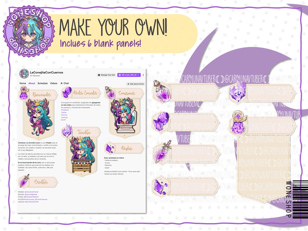 【Twitch: Panels】Elemental Panels