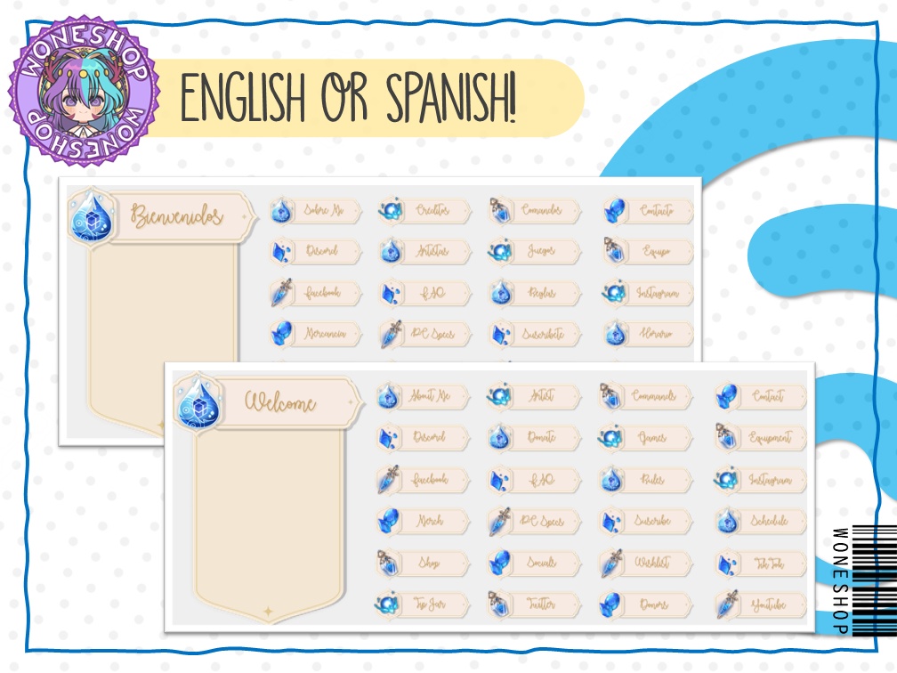【Twitch: Panels】Elemental Panels