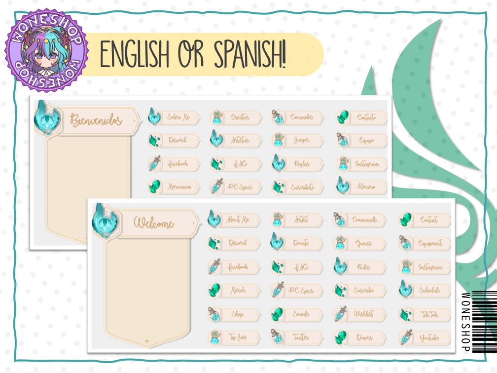 【Twitch: Panels】Elemental Panels