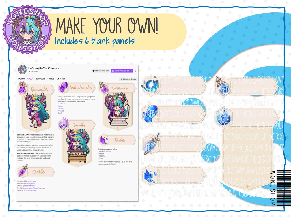 【Twitch: Panels】Elemental Panels