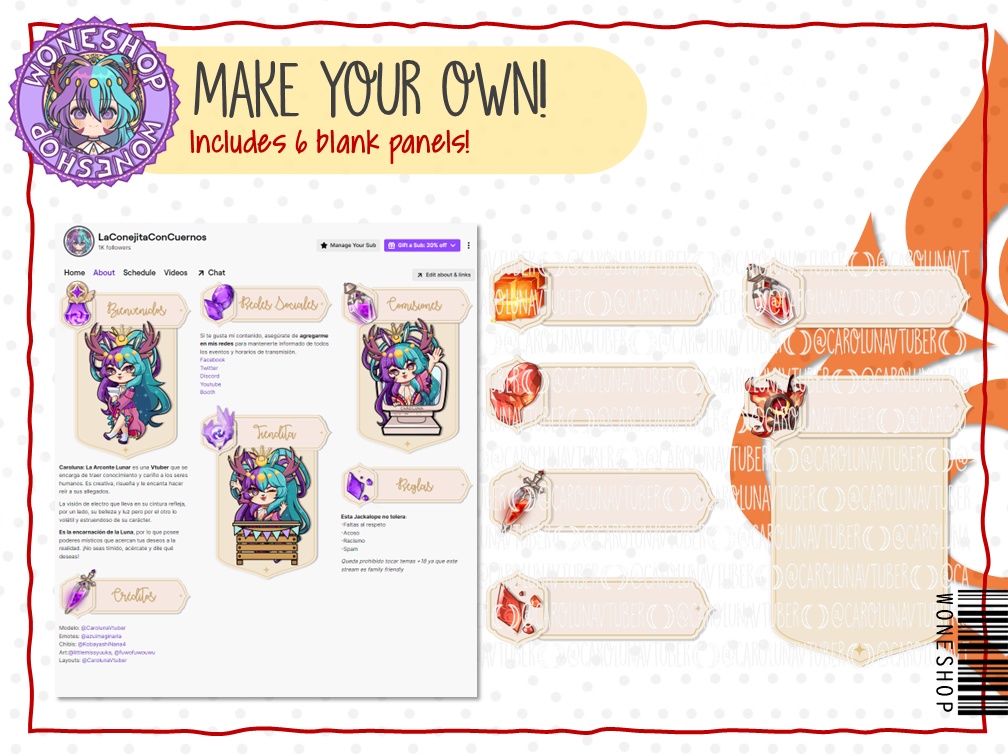 【Twitch: Panels】Elemental Panels