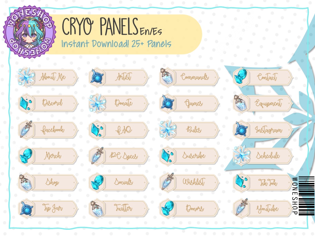 【Twitch: Panels】Elemental Panels