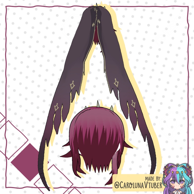 【VROID: Hair】FAN-MADE Rosaria