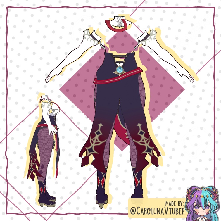 【VROID: Outfit】FAN-MADE Rosaria