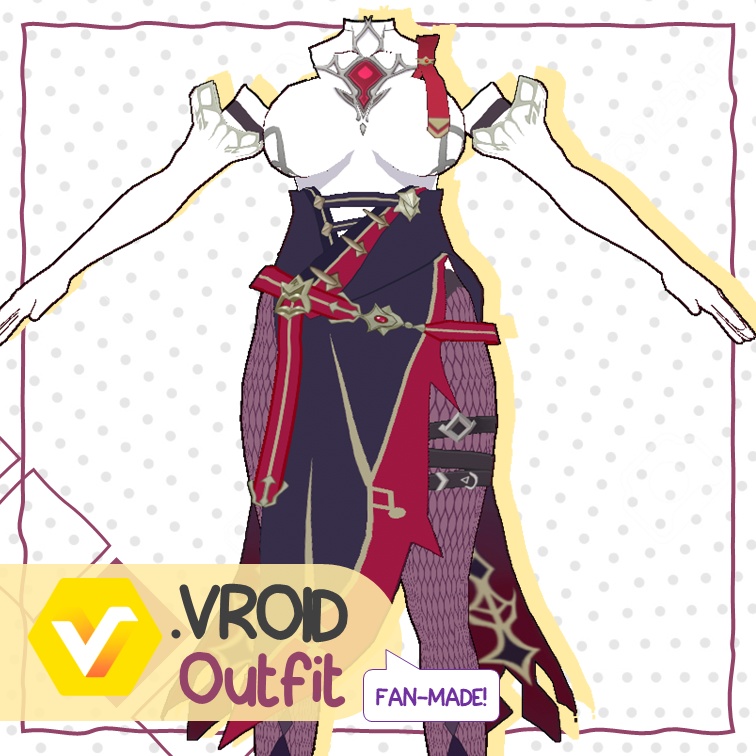 【VROID: Outfit】FAN-MADE Rosaria