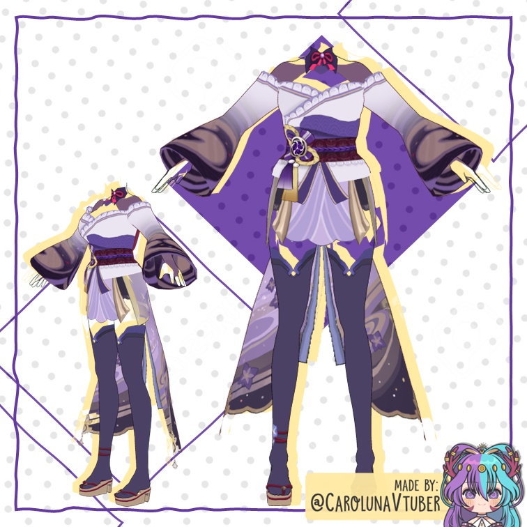 【VROID: Outfit】FAN-MADE Raiden Shogun