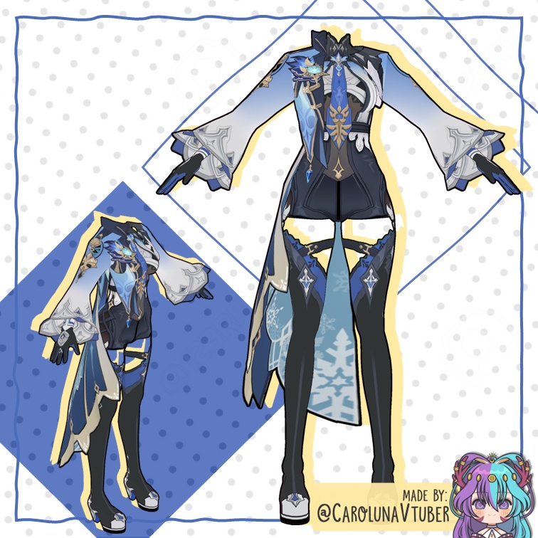 【VROID: Outfit】FAN-MADE Eula