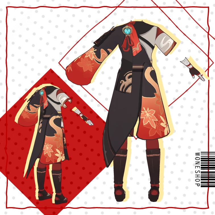 【VROID: Outfit】FAN-MADE Kazuha