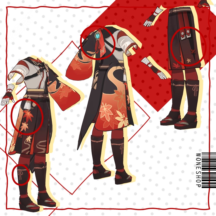 【VROID: Outfit】FAN-MADE Kazuha