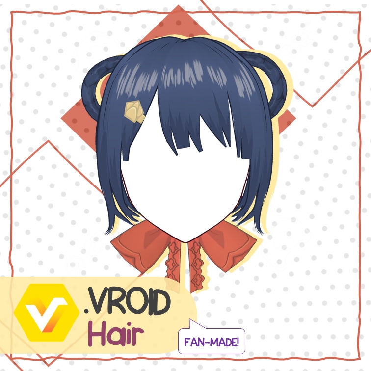 【VROID: Hair】FAN-MADE Xiangling