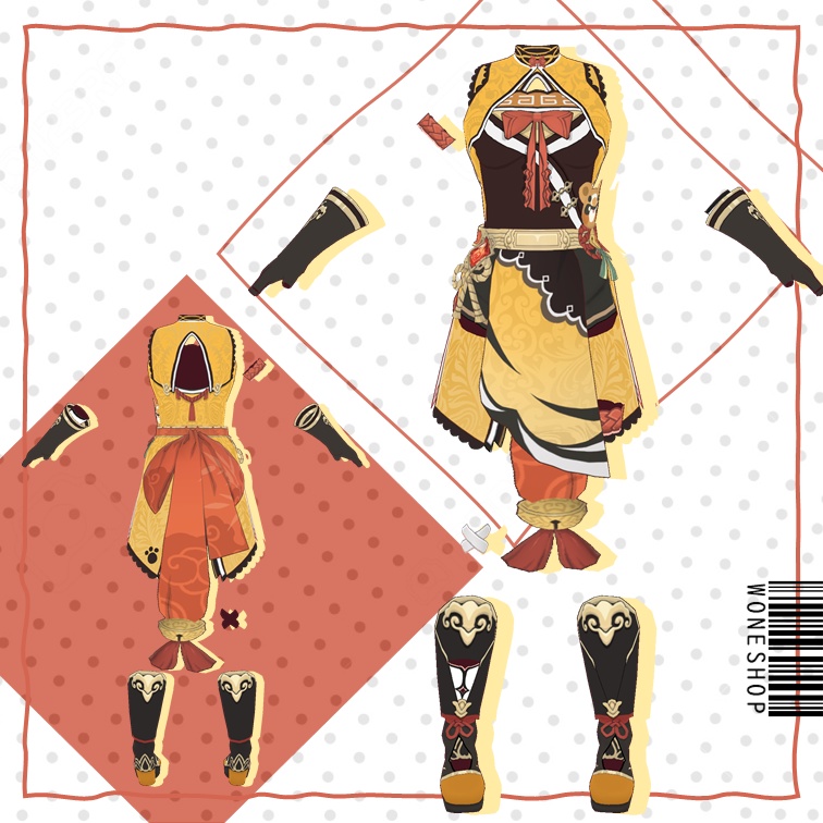 【VROID: Outfit】FAN-MADE Xiangling