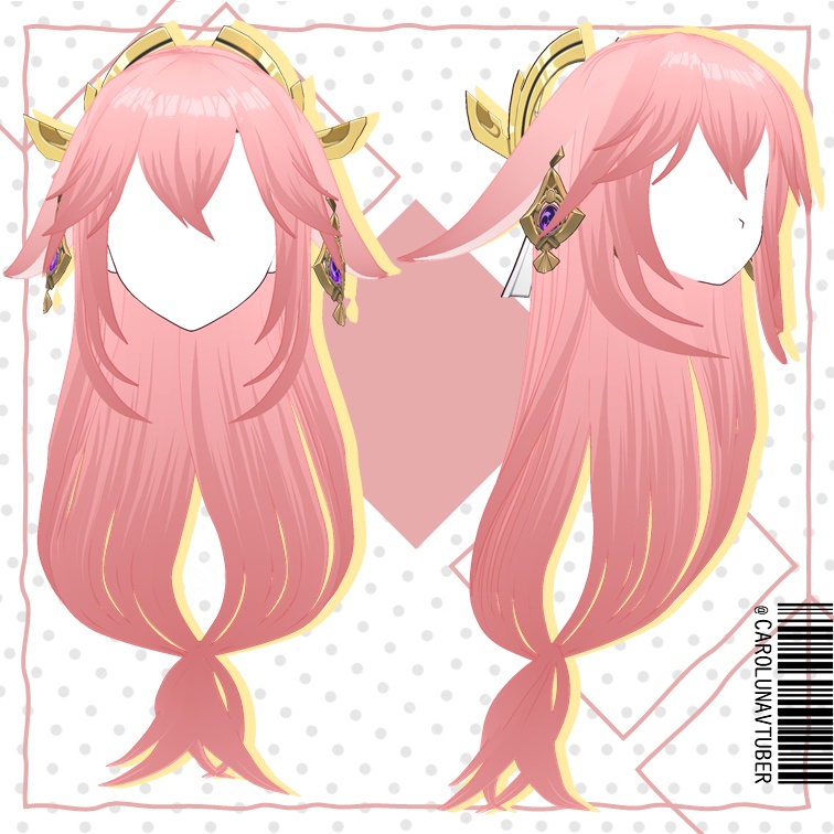 【VROID: Hair】FAN-MADE Yae