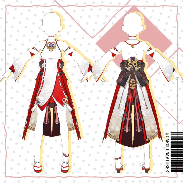 【VROID: Outfit】FAN-MADE Yae