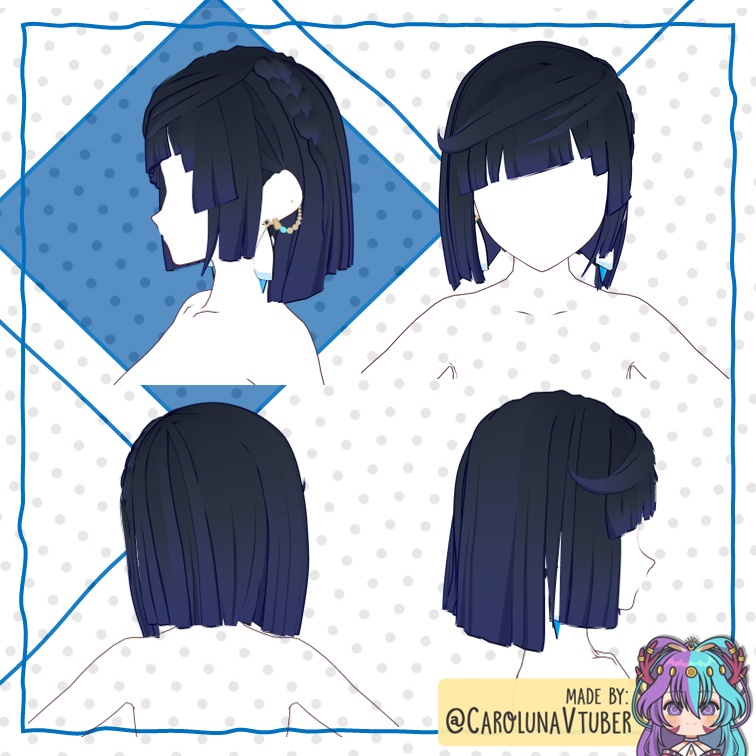 【VROID: Hair】FAN-MADE Yelan