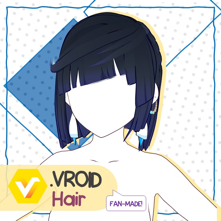 【VROID: Hair】FAN-MADE Yelan