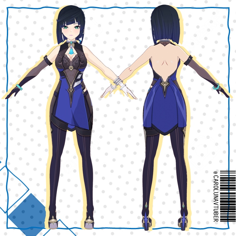 【VROID: Model】FAN-MADE Yelan