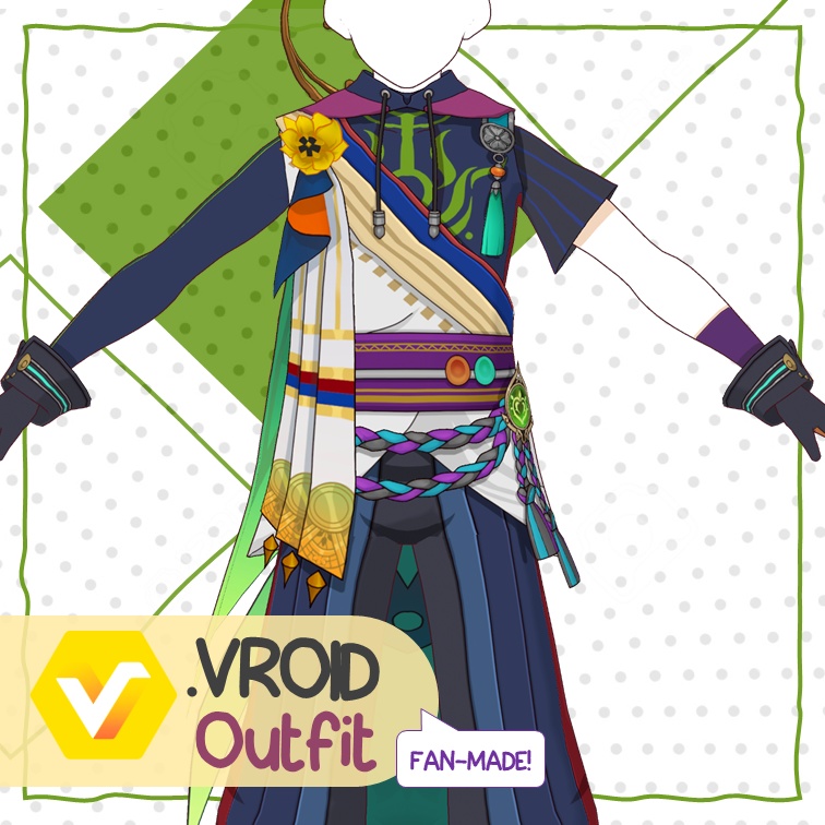 【VROID: Outfit】FAN-MADE Tighnari