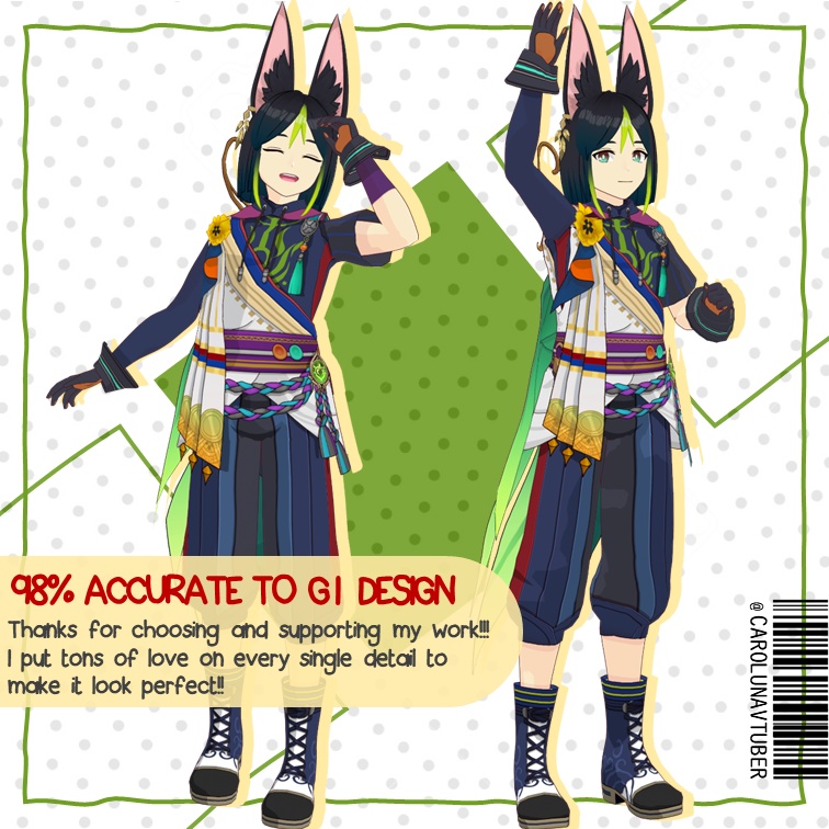 【VROID: Model】FAN-MADE Tighnari