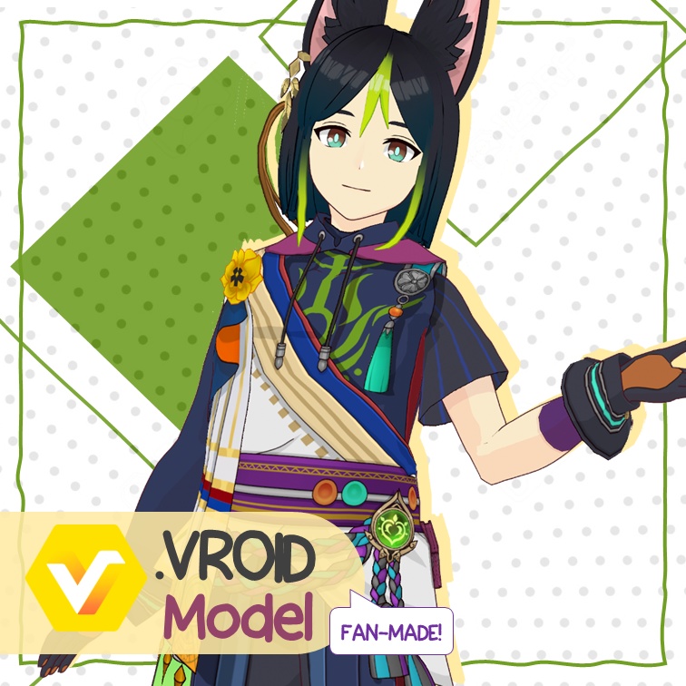 【VROID: Model】FAN-MADE Tighnari