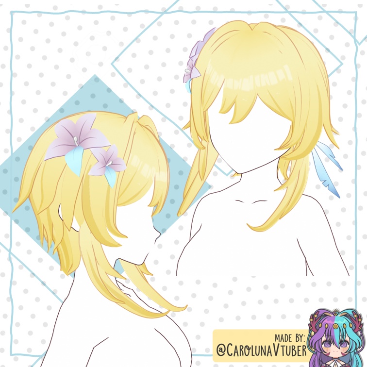 【VROID: Hair】FAN-MADE Lumine