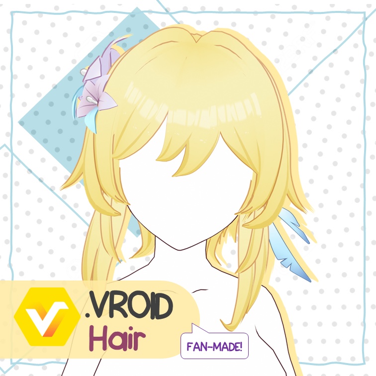 【VROID: Hair】FAN-MADE Lumine