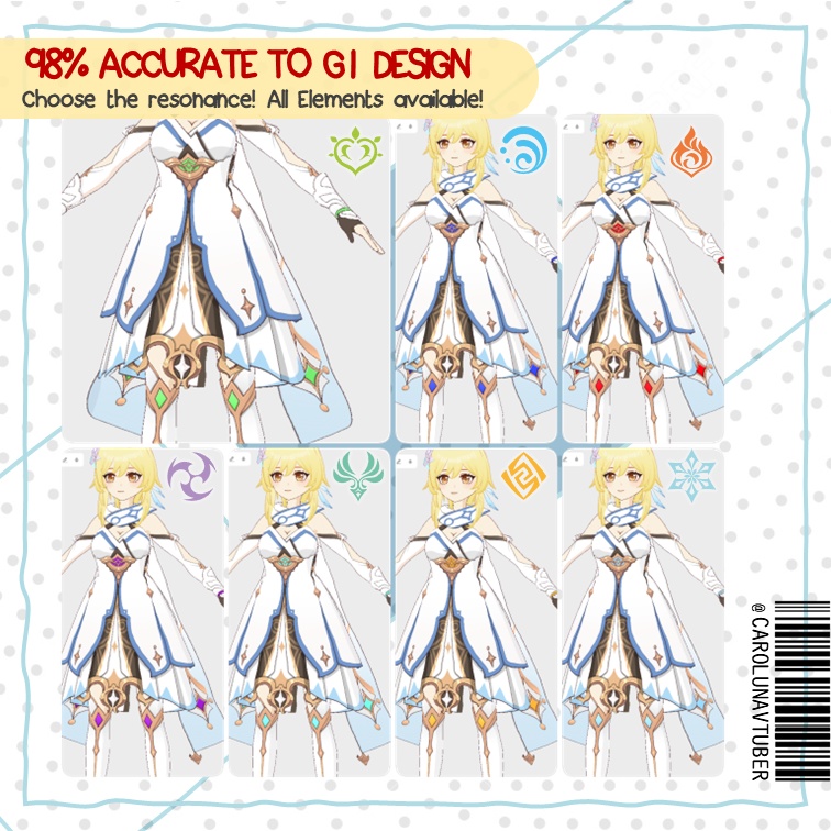 【VROID: Outfit】FAN-MADE Lumine