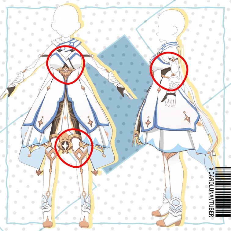 【VROID: Outfit】FAN-MADE Lumine