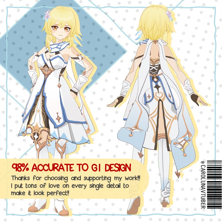 【VROID: Model】FAN-MADE Lumine