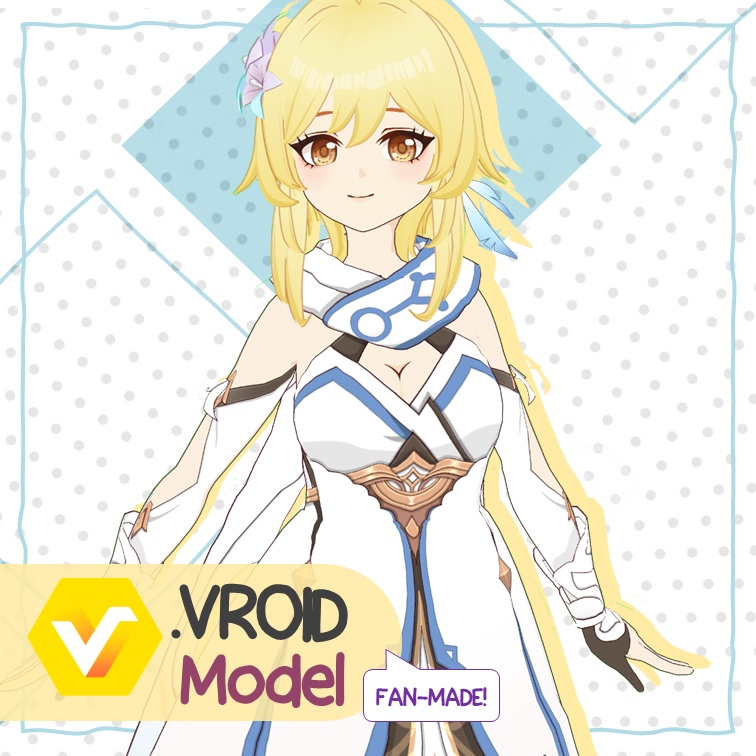 【VROID: Model】FAN-MADE Lumine