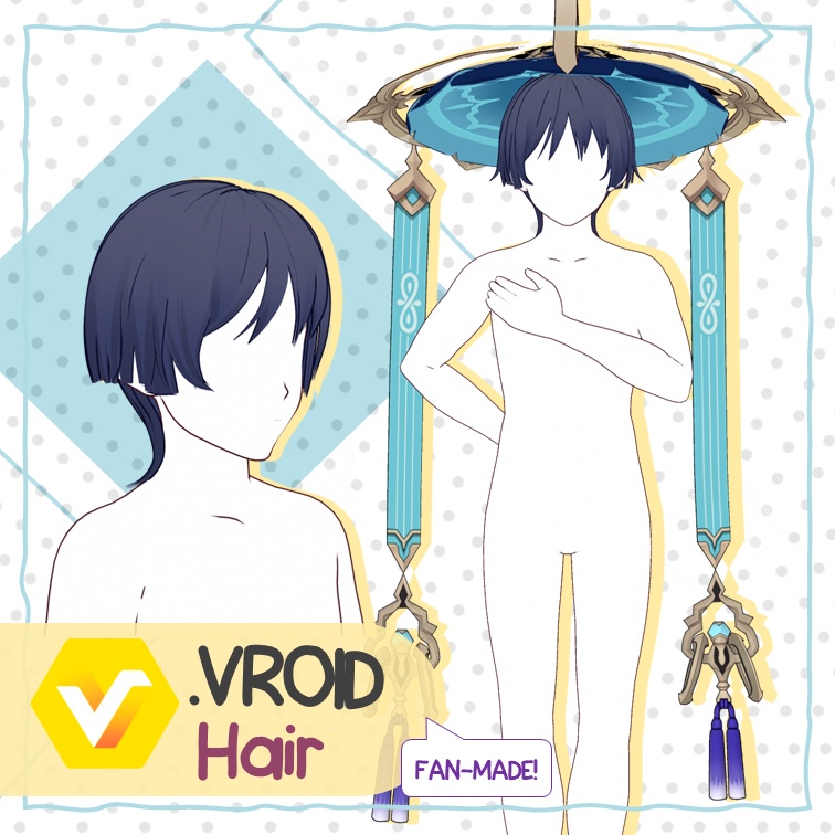 【VROID: Hair】FAN-MADE Wanderer