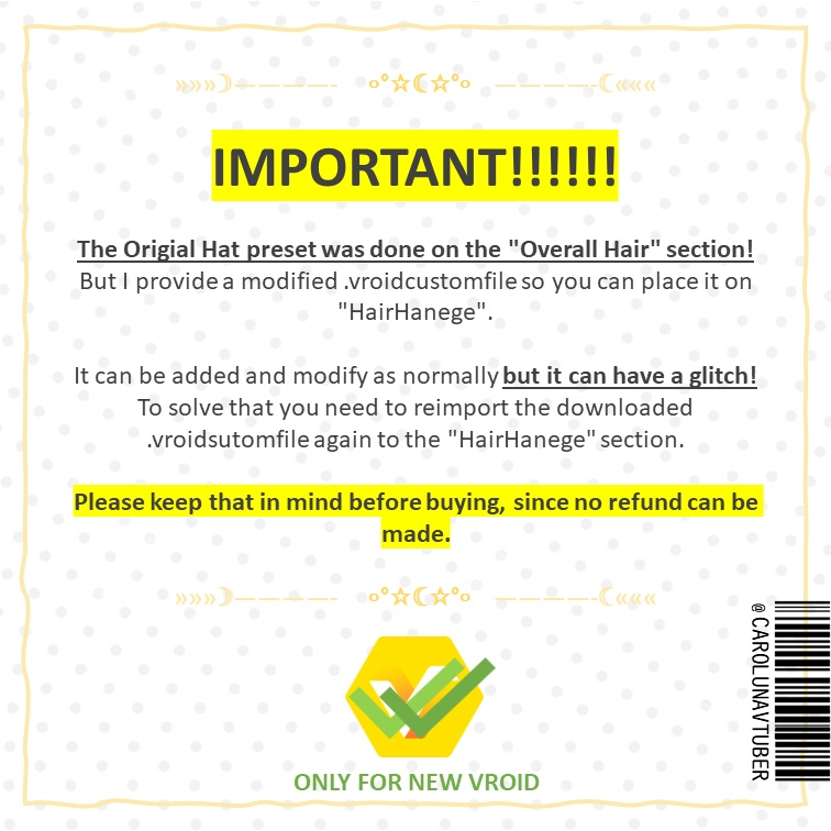 【VROID: Hair】FAN-MADE Pom Pom