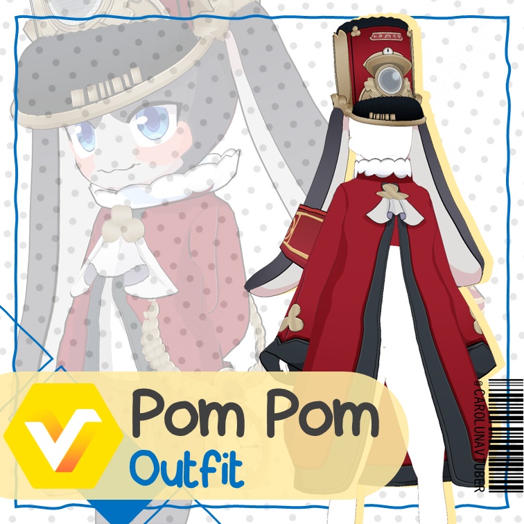 【VROID: Outfit】FAN-MADE Pom Pom