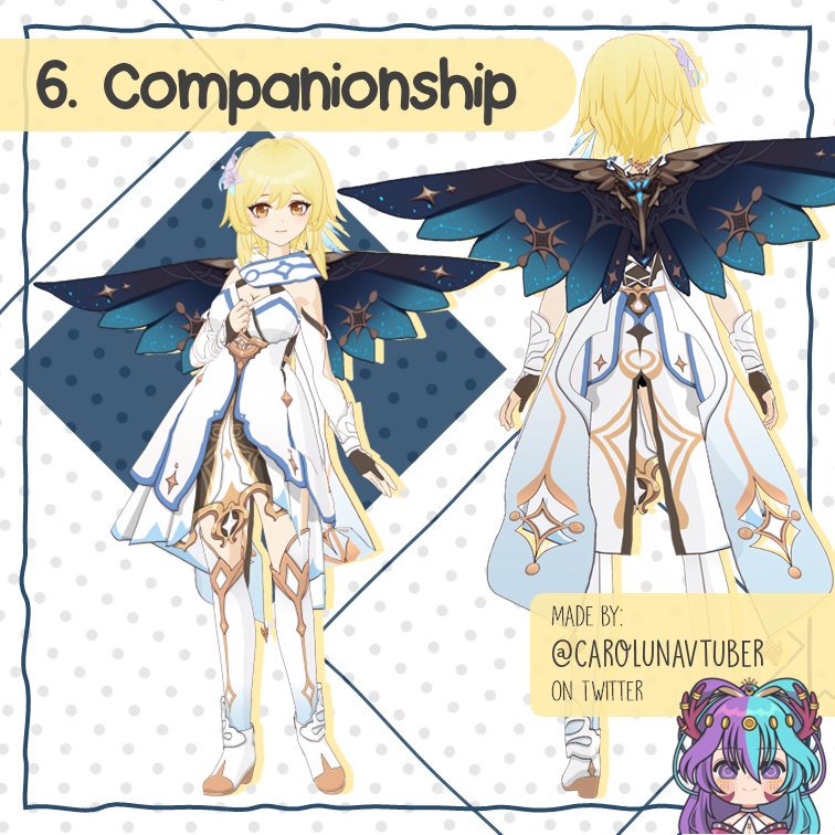 【VROID: Hair】FAN-MADE Wings