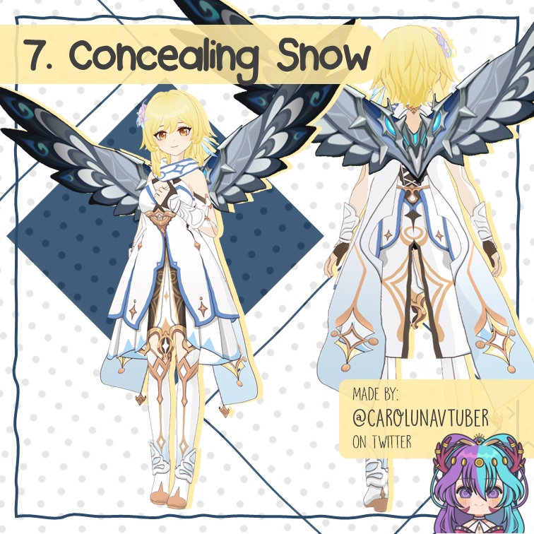 【VROID: Hair】FAN-MADE Wings