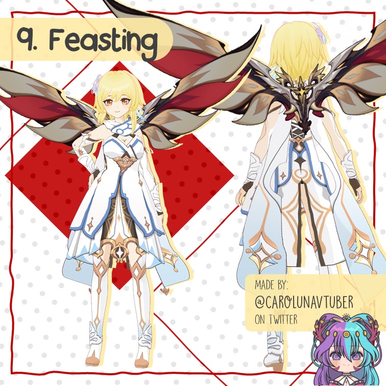 【VROID: Hair】FAN-MADE Wings