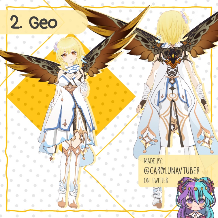 【VROID: Hair】FAN-MADE Wings