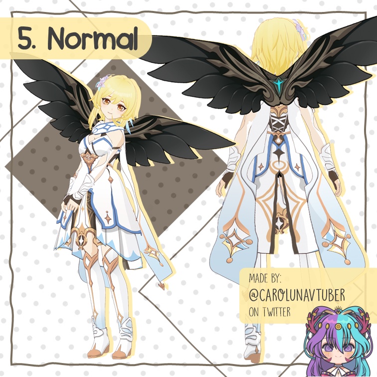 【VROID: Hair】FAN-MADE Wings