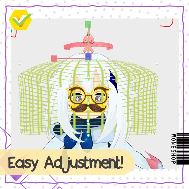 【VROID: Hair】FAN-MADE Detective Paimon