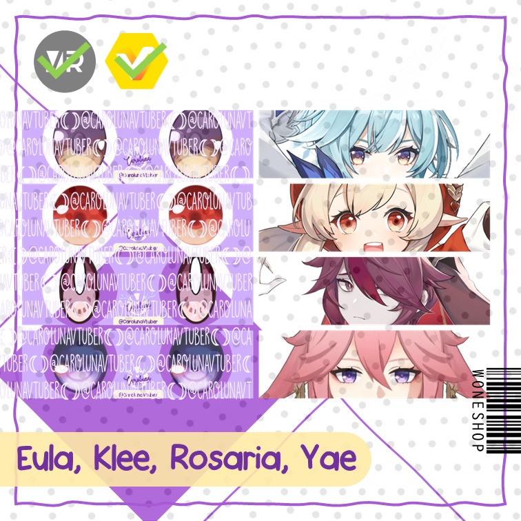 【VROID: Textures】FAN-MADE Iris