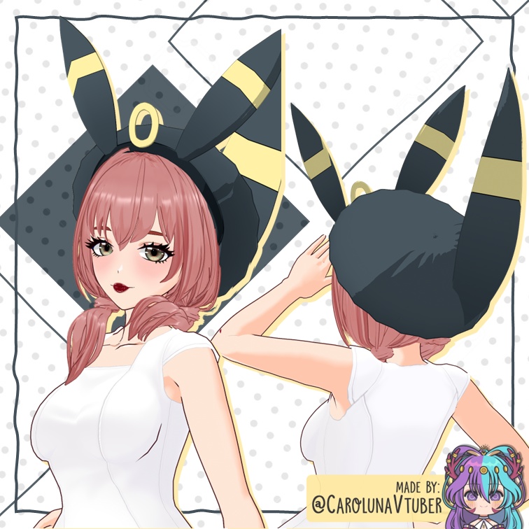 【VROID: Hair】Eeveelutions Berets