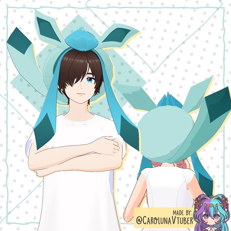 【VROID: Hair】Eeveelutions Berets