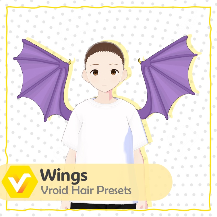 Vroid Wings with Physics